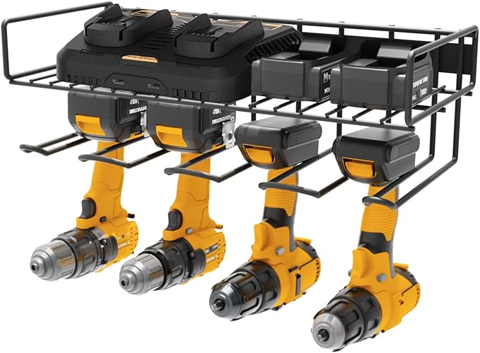 UNITEDPOWER Wall Mounted Power Tool Organizer Holder, Heavy Duty Utility by UNITEDTOOLSUNITEDPOWER
