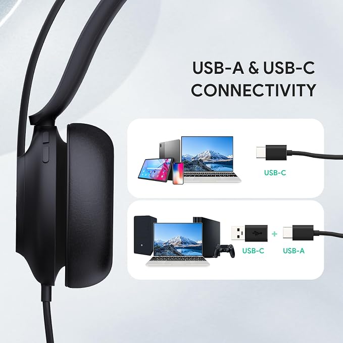 Yealink UH37 USB Headset with Noise Cancelling Microphone, Wired Headset - Image 5