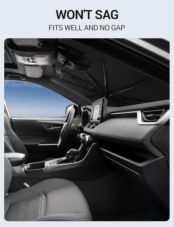 Proadsy Windshield Sun Shade Umbrella - Image 7
