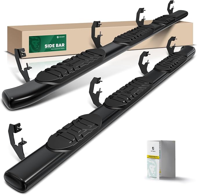 YHTAUTO 5 Inch Running Boards Side Steps Fit Chevy Silverado & GMC Sierra by YHTAUTO