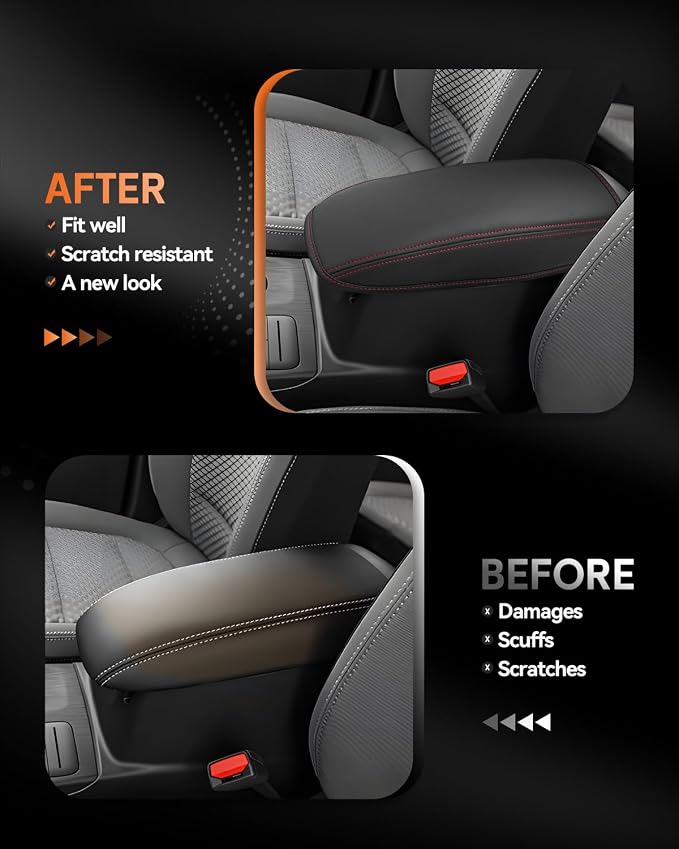CDEFG for Ford Escape 2020-2025 Center Console Cover Armrest Box Cover for - Image 3