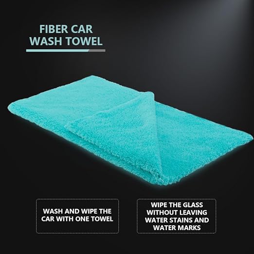 SPTA Microfiber Drying Towel Car Wash Drying Towel, 6 Pack Super Plush Edgeless - Image 5