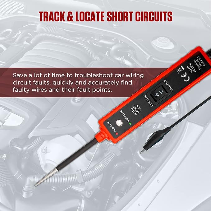 CMTOOL Power Circuit Probe Tester 6V-24V DC Test Light, Automotive Circuit - Image 7