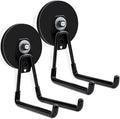 MIN CI 2 Pack Magnetic Hooks, 3.46" Heavy Duty, Neodymium & Rubber, 35 lbs Max by MINCIMagnetsManufacturer