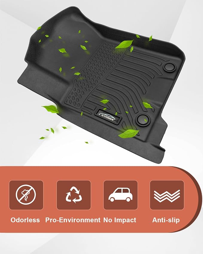 Custom Fit All-Weather TPE Ruber Floor Mats - Image 6