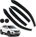 Rain Guards for Buick Encore 2013-2022/Chevrolet Trax 2014-2022, Tape-on Side by LETINGFAR