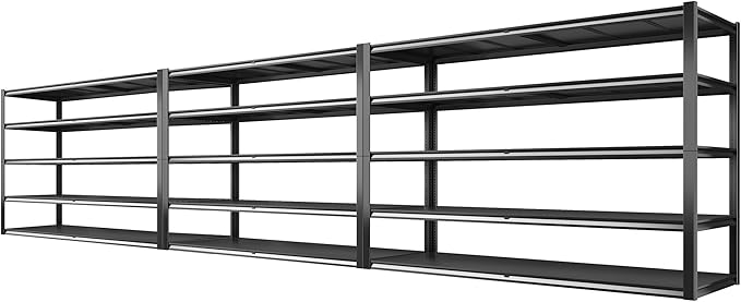 REIBII 78" H Storage Shelves, Garage Shelving Heavy Duty Load 3000LBS, by REIBII