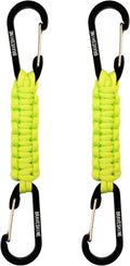 BRAVESHINE Paracord Keychain Carabiner Clip, D Ring Lanyard Hanger Stroller Hook by BRAVESHINE