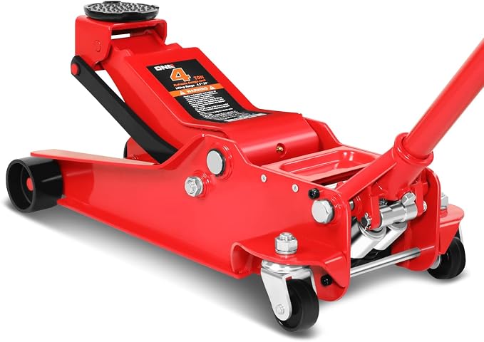 DNA MOTORING Low Profile Hydraulic Trolley Service/Floor Jack, 4 Ton Capacity by DNAMOTORING-Tools