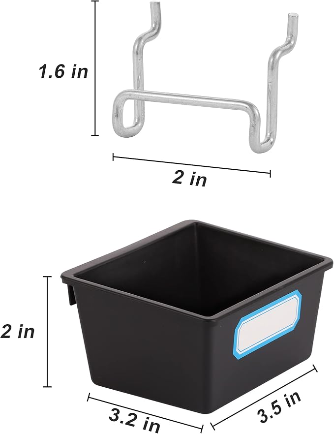 FRIMOONY 16 Pack Pegboard Bins - Image 5