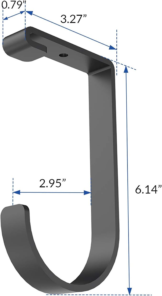 FLEXIMOUNTS 4 Pack Add On Storage Flat Hook Accessory - Image 3