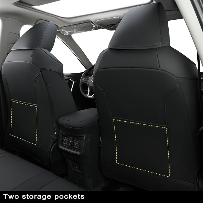 RISINGSTAR Rav4 Hybrid Seat Covers, fit 2019-2025 Toyota Rav4 Hybrid LE - Image 3