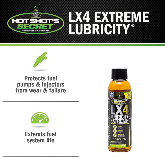 Hot Shot's Secret LX4 Lubricity Extreme – Fuel System Protection – Lubricates - Image 4