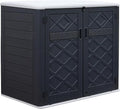 ADDOK Larger Outdoor Storage Shed Weather-Resistance, Horizontal Outdoor by ADDOK
