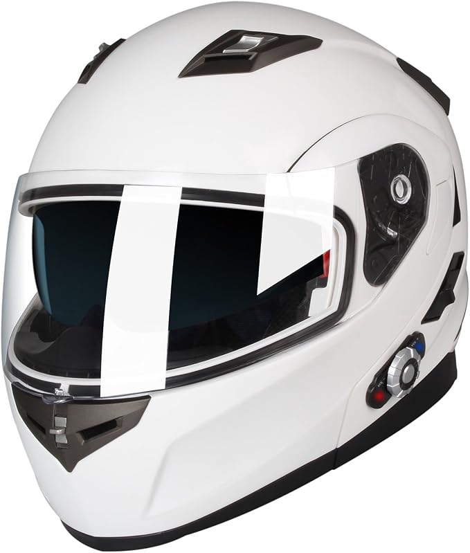 FreedConn BM2-S Bluetooth Motorcycle Helmet, Flip-Up Modular Motorbike Helmet by FreedConn