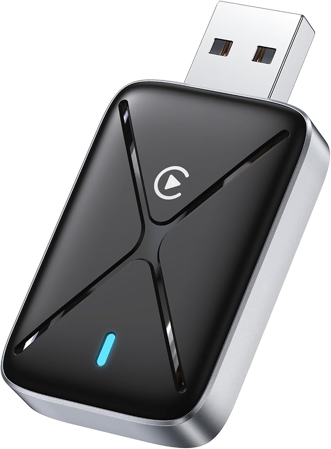 Wireless CarPlay Adapter for iPhone, Mini Size for Apple CarPlay Adapter by Youressentialdrivingpartner