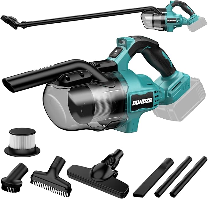 Cordless Vacuum for Makita 18V Battery, 5 in 1 Handheld Electric Vacuum Cleaner by GUNOZE