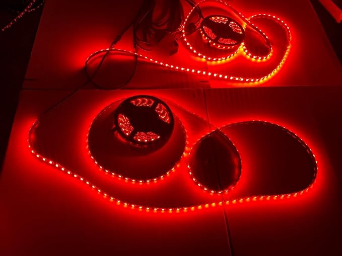 Black Out Full Tinted Smoked LEDs x4PCS 5FT 1.4Meters 60" RGB Dream Color - Image 6