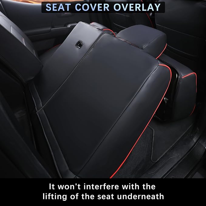 Car Seat Covers Full Set for Toyota Tacoma Double & Crew Cab 2023 2022 2021 - Image 5
