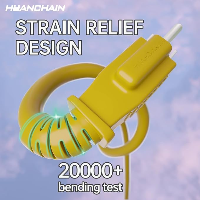 HUANCHAIN Outdoor Extension Cord 60 Foot Waterproof, 16/3 Gauge Flexible - Image 2