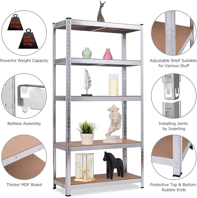 ERGOMASTER 5 Tiers Steel Shelves - Image 5