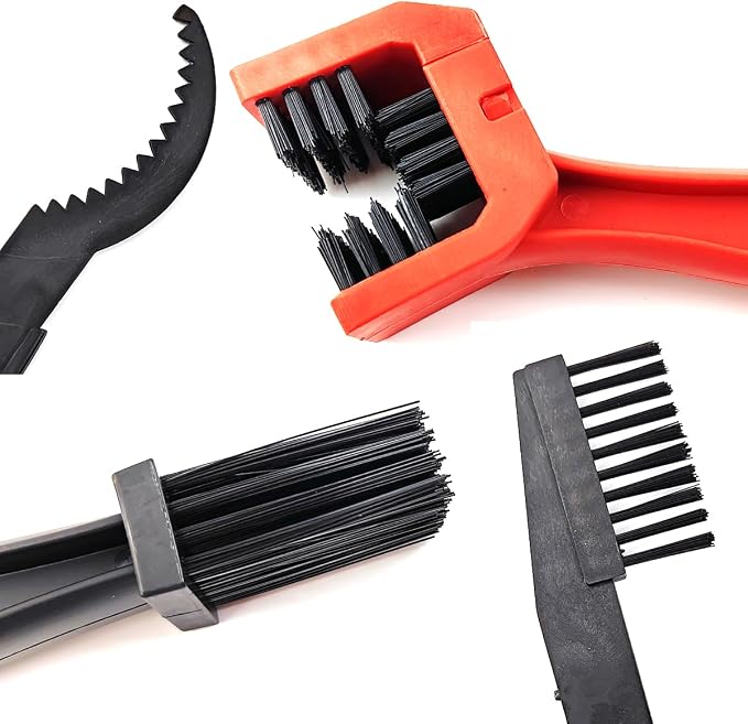 5PCS/Set Bicycle Chain Cleaning Tool Set, Bike Chain Crankset Brush, Motorcycle - Image 5