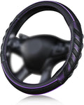 Flying Banner car Steering Wheel Cover Faux Leather Massage Universal fit 3D by FlyingBanner