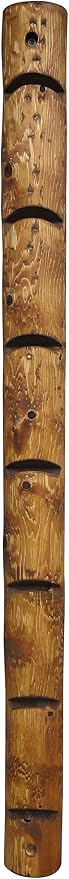 7-Place Wall-Mounted Snowboard Log Rack, Wakeboard Racks, Skateboard Holder - Image 2