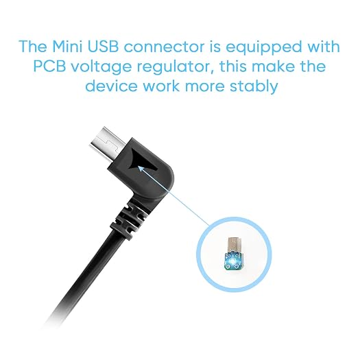 GPS Charger Cable, Mini USB 6.6ft Universal GPS Charging Cord - Image 3