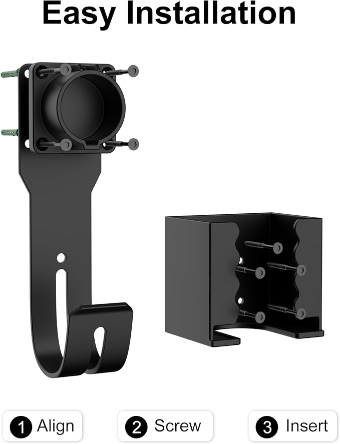 EV Charger Holder Wall Mount Kit, Ev Charging Cable Holder, EV Cable Box - Image 4