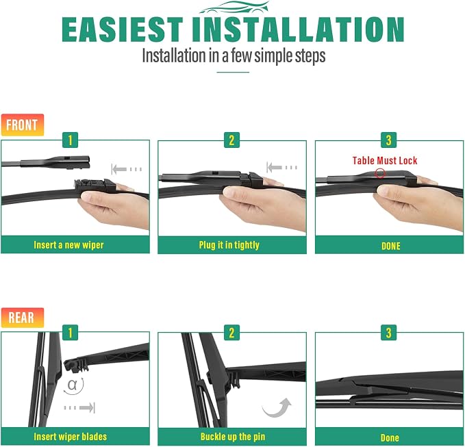 26" 16" 14" Windshield Wiper Blades Replacement - Image 8