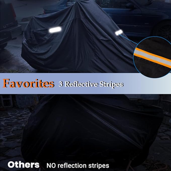 Motorcycle Cover, 210D Oxford Cloth, - Image 4