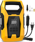 CARSUN AC/DC Tire Inflator Portable Air Compressor, Dual Power by CARSUN