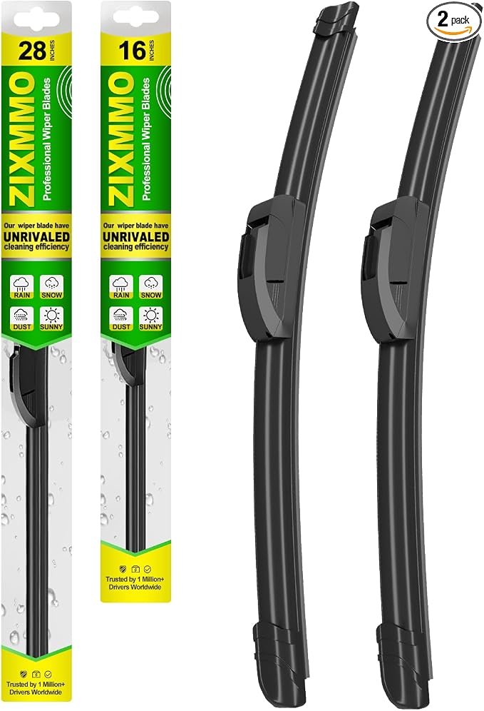 OEM Quality 28in + 16in Premium All-Season Windshield Wiper Blades by ZIXMMOFactoryWiperBlade