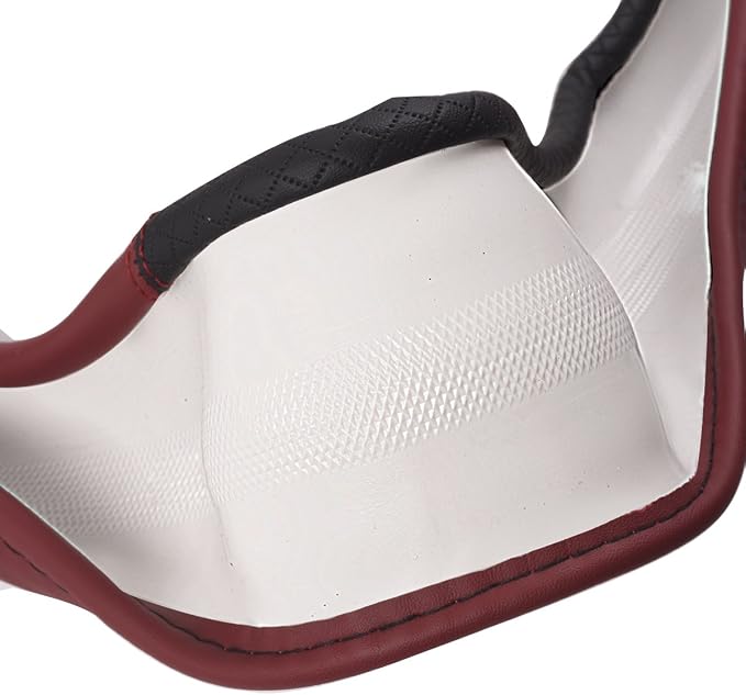 CAR PASS Rhombus Leather Universal Steering Wheel Cover, Fit - Image 8