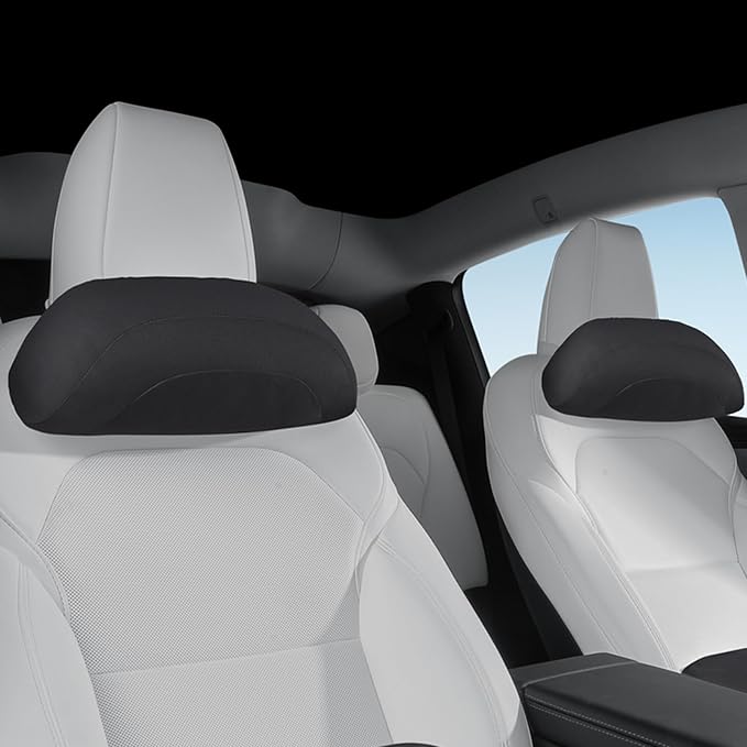 Car Headrest Pillow for Driving, Softness Ergonomic Design Universal Travel - Image 8