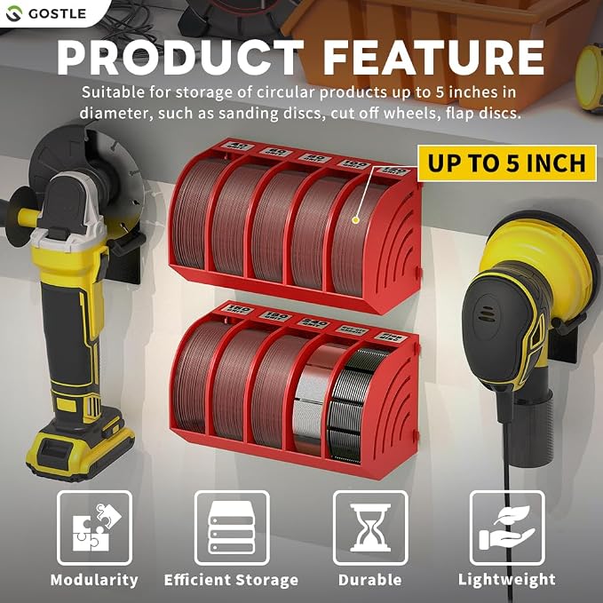 5 Inch Professional Sanding Discs Storage Bins - Image 2