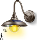 SIEDiNLAR Solar Barn Light Outdoor 3 Modes 2 Lighting, Aluminum Gooseneck Wall by Siedinlar
