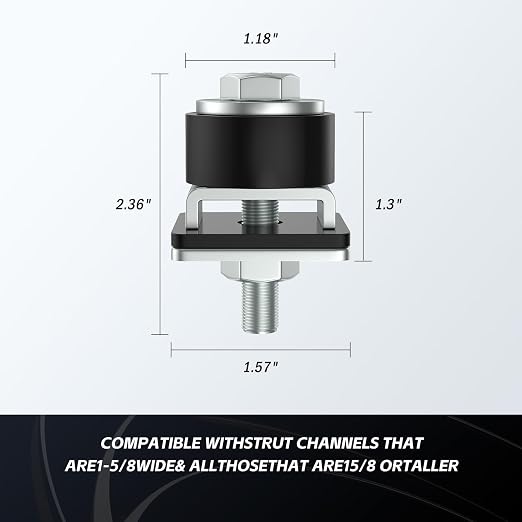 SKTREX Anti-Skid designTrolley Roller Wheels Limit Trolley Assembly Positioning - Image 3