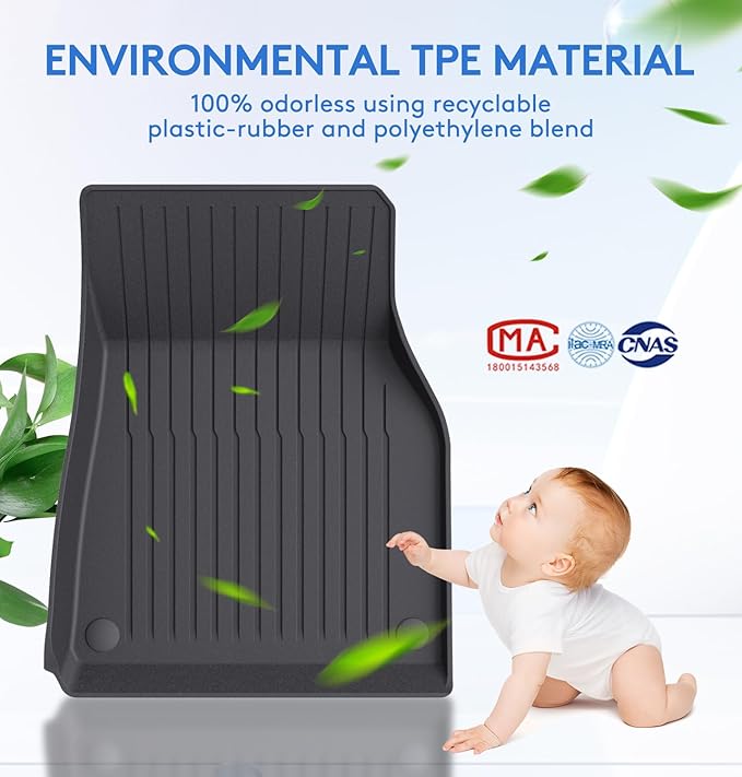 Floor Mats Fits for Tesla Model Y 5-Seat 2024-2020 - Image 6