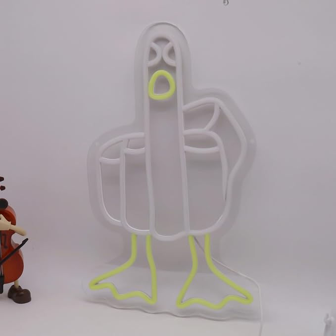 Funny Duck Neon Sign, Cool LED Neon Light Sign - Image 4
