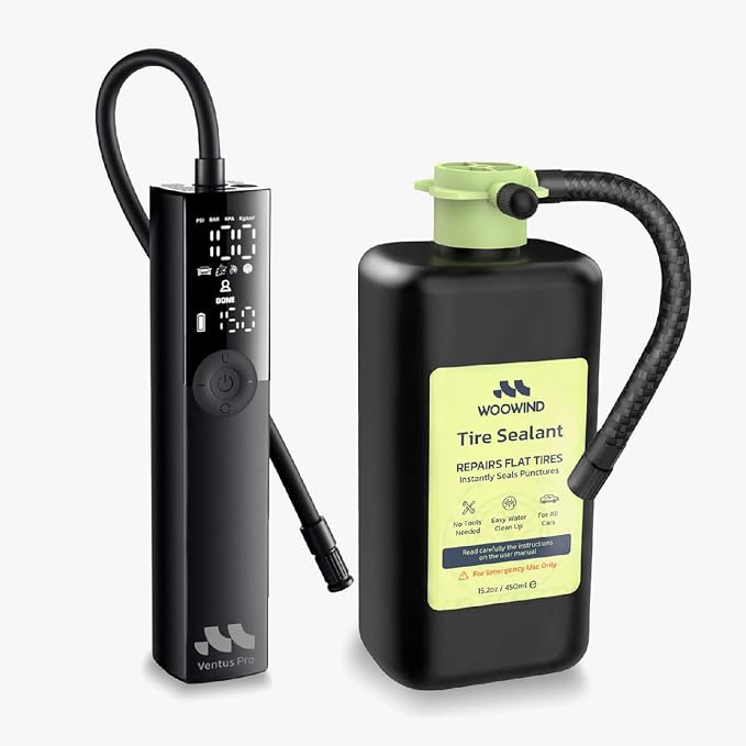 Tire Inflator Portable Air Compressor by WOOWIND