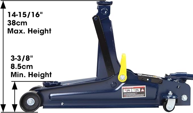 BIG RED 2.5 Ton Low Profile Hydraulic Trolly Jack, AT825051UR - Image 3