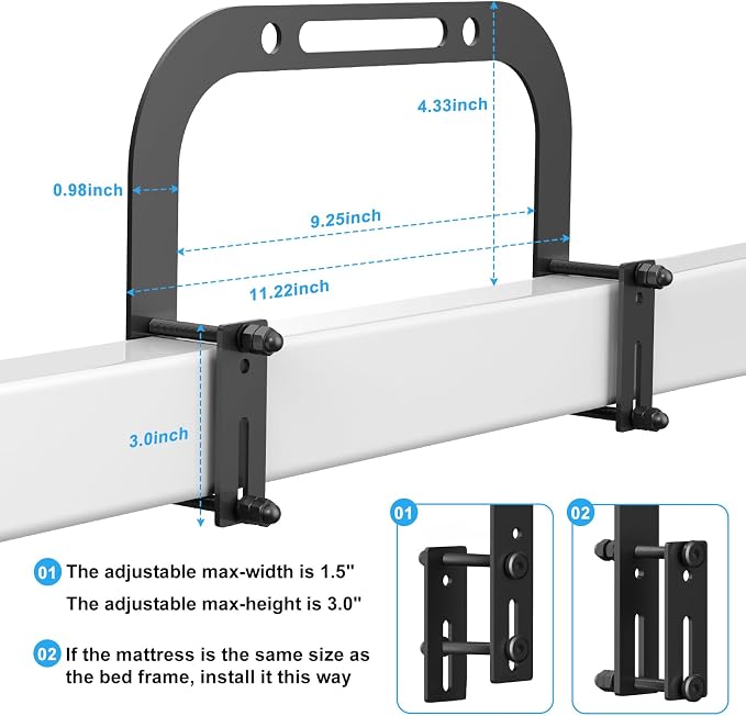 Mattress Slide Stopper, YUOROS Non Slip Mattress Gripper - Image 8
