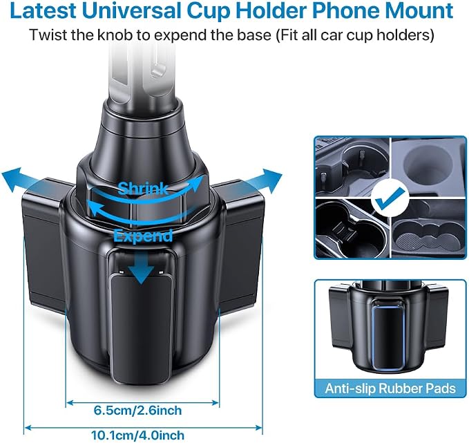 Miracase 2025 Upgraded Universal Cup Phone Holder - Image 4