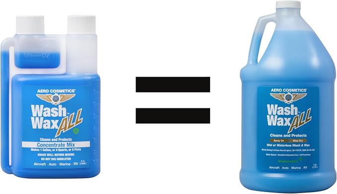 Wet or Waterless Car Wash Wax 8oz Concentrate Aircraft Quality - Image 2