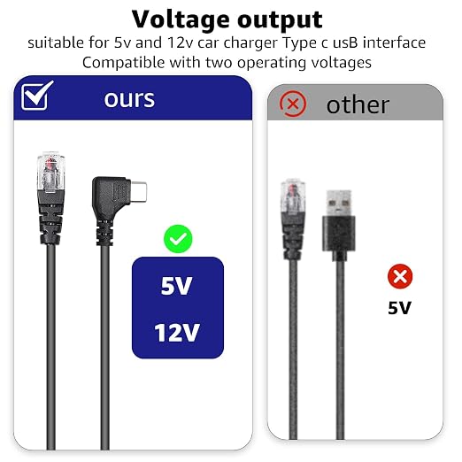 USB-C to RJ11 Plug Cable, Radar Detector Cable - Image 5