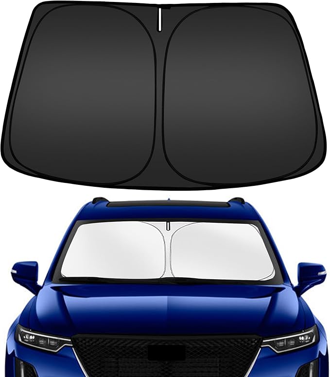 ARISMOTOR Windshield Sun Shade for Cadillac XT6 2020-2025, Custom Fit Foldable by ARISMOTOR