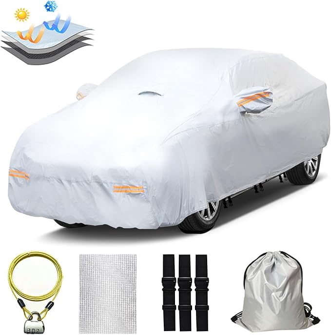 30 Layers Heavy Duty SUV Car Cover by OWEEIO