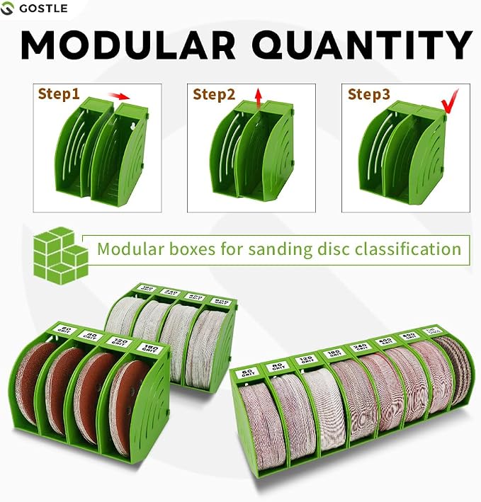 5 Inch Professional Sanding Discs Storage Bins - Image 3